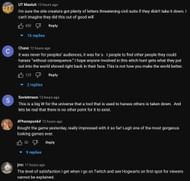 Fans in the YouTube comments section reacting to the streamer's clip 2/2 (Image via Asmongold Clips/YouTube)